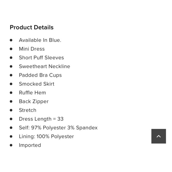 FashionNova blue smocked mini dress - Picture 7 of 7